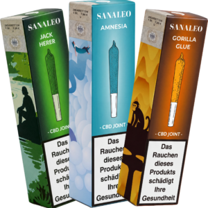 Sanaleo CBD Joint mit Steuermarke